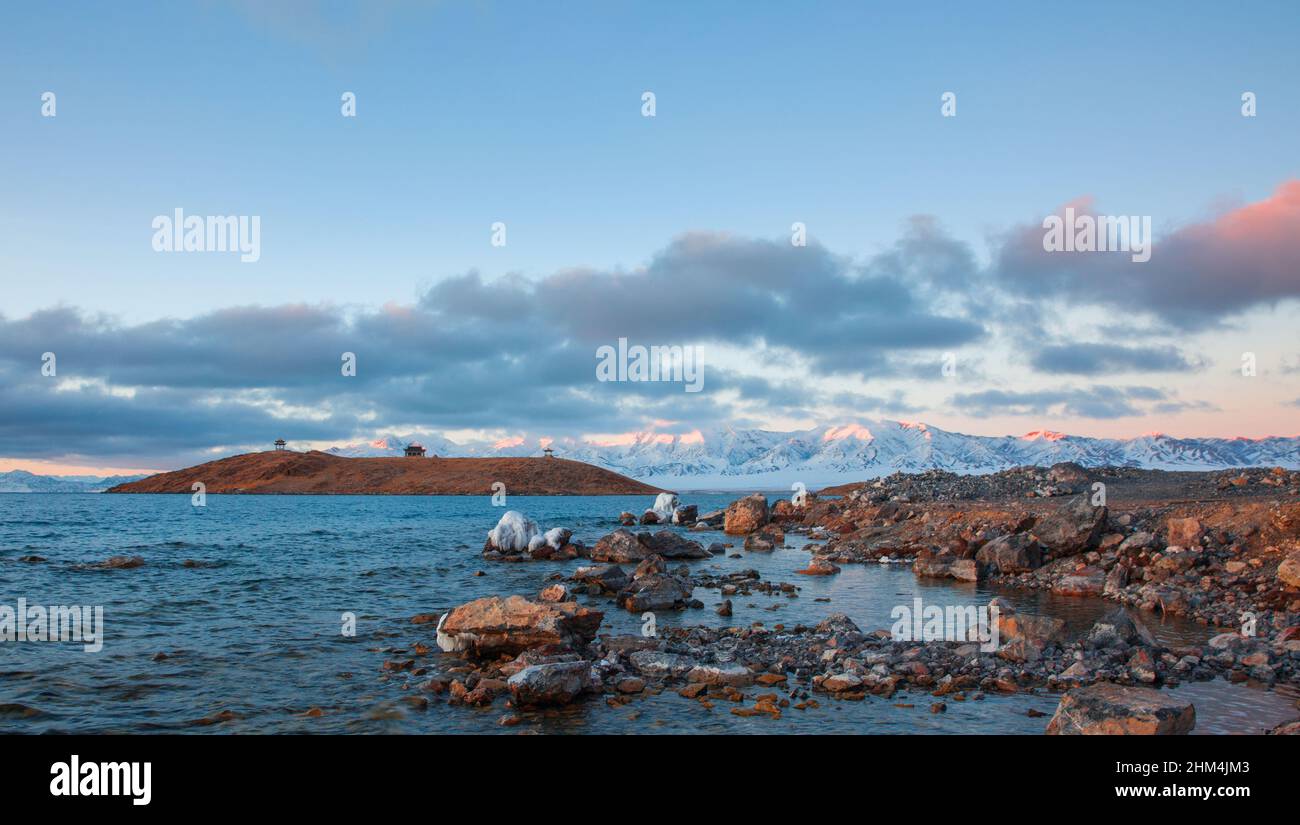 Die Landschaft in Xinjiang Stockfoto