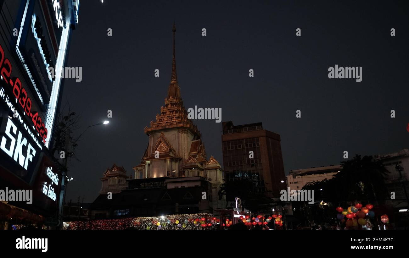 Nacht Kunst Hintergründe Abstrakt Weiche nutzlose Foto-Bilder whit out Zweck Bangkok Thailand Stockfoto