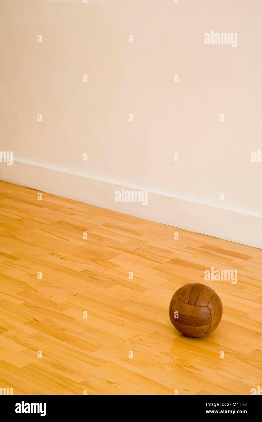 High Angle View of A Leather Football, Credit:Photoshot Creative / Stuart Cox / Avalon Stockfoto