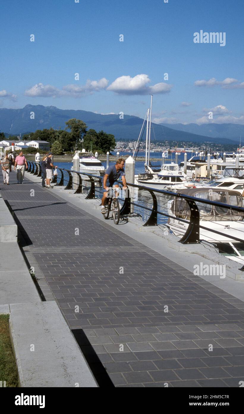 Blick in Richtung Coal Harbour, Vancouver, British Columbia, Kanada Stockfoto Blick in Richtung Coal Harbour, Vancouver, British Columbia, Kanada Stockfoto