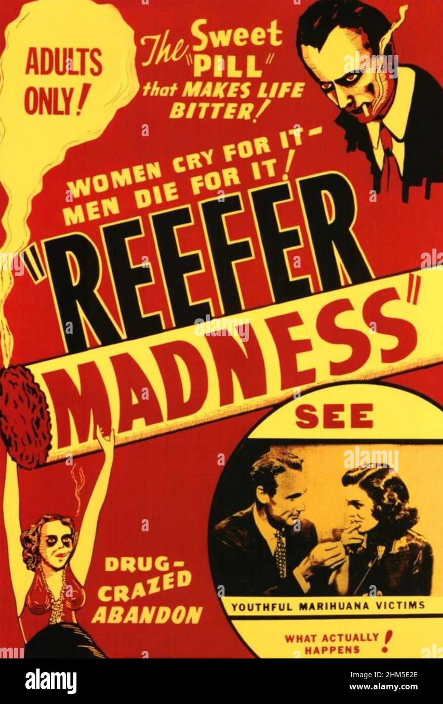REEFER MADNESS 1936 Motion Picture Ventures Film Stockfoto