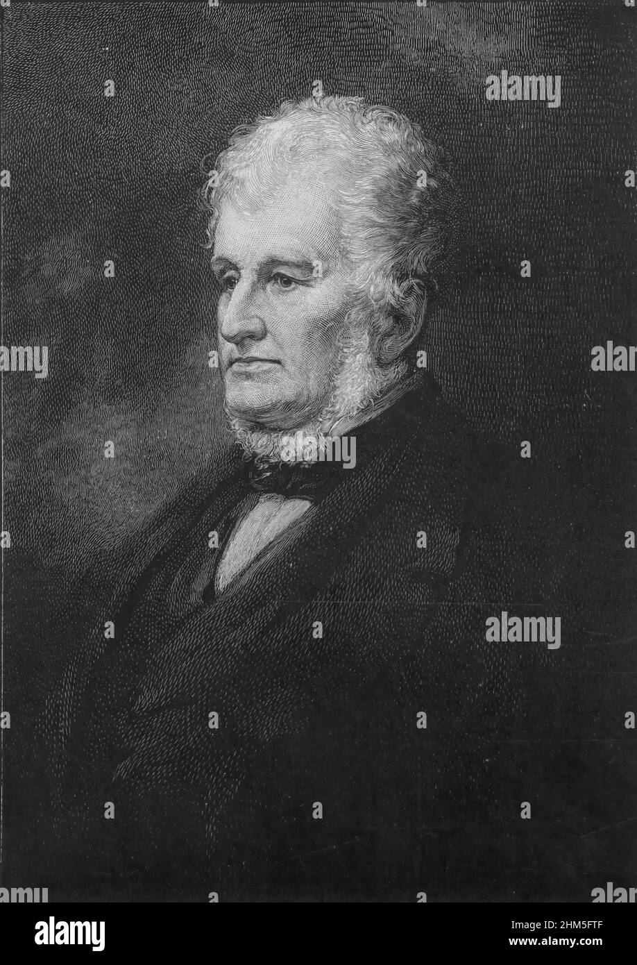 Robert Hare (1781-1858) amerikanischer Chemiker Stockfoto