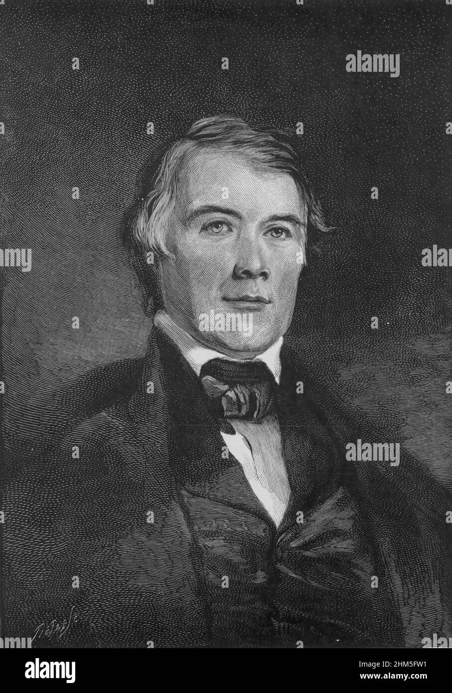 James Pollard Espy (1785-1860), amerikanischer Meteorologe Stockfoto