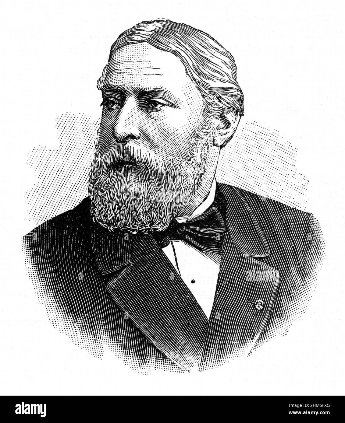 Rene Francois Armand Sully-Prudhomme (1839-1907) französischer Dichter Stockfoto