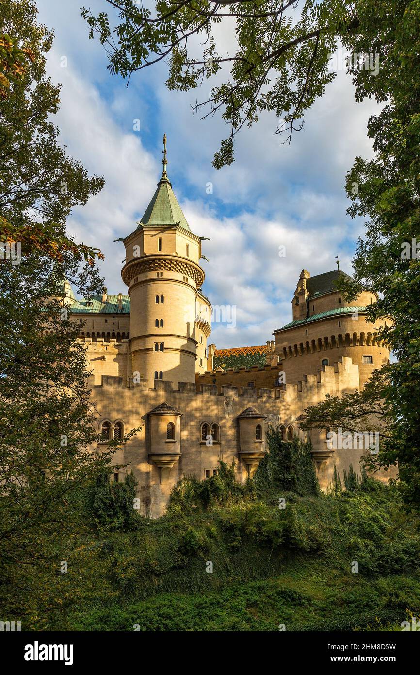 Mittelalterliche Burg Bojnice, Mitteleuropa, Slowakei Stockfoto