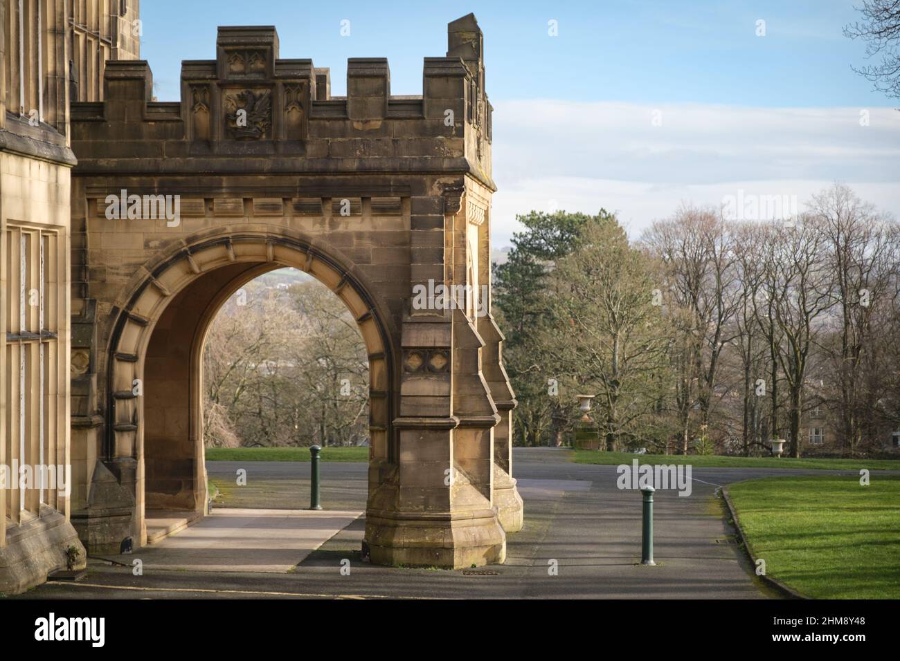 Keighley, Großbritannien: Cliffe Castle Museum and Park ist eine beliebte Besucherattraktion in West Yorkshire. Stockfoto