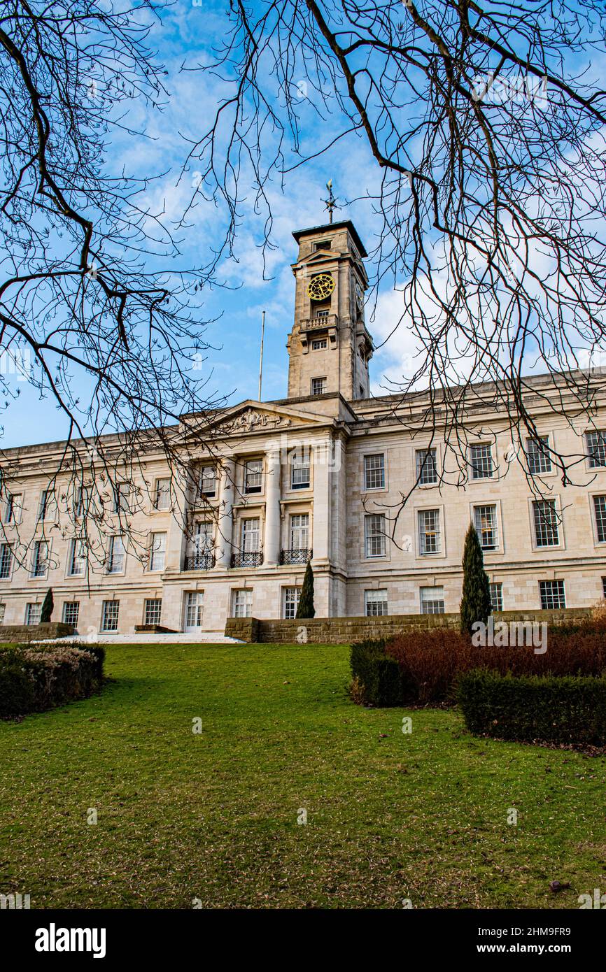 Ganz in der Nähe der Vorderseite des Trent Building, Universität von Nottingham. Stockfoto