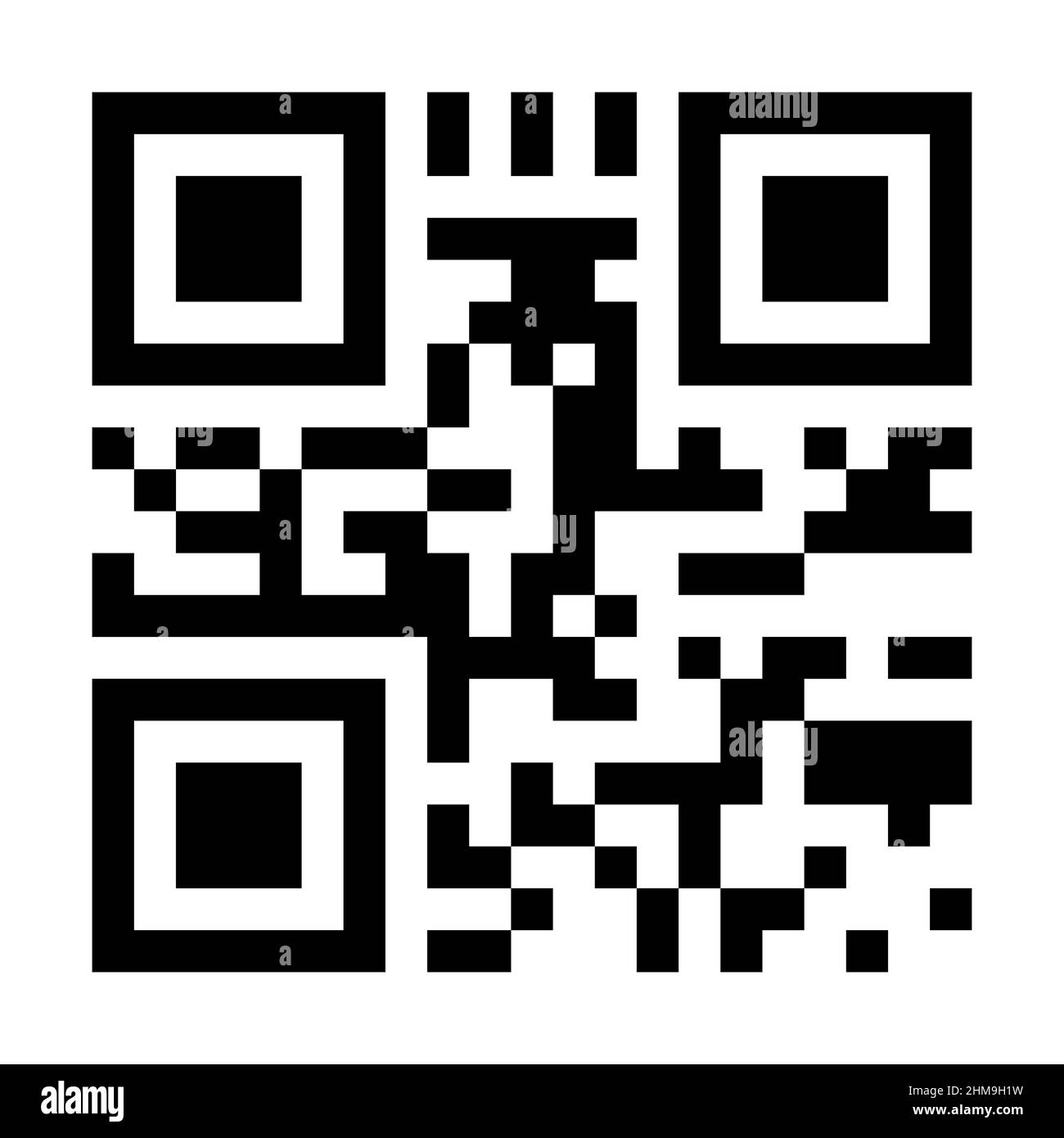 QR-Code. Identitätskonzept im Telefon. QRCode-Vektordarstellung Stock Vektor