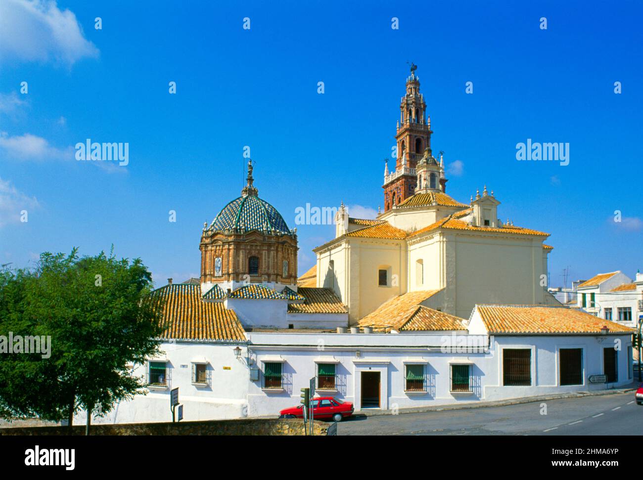 Europa, Spanien, Andalusien, Carmona, Moschee und Kirche, Im Stadtzentrum, Stockfoto