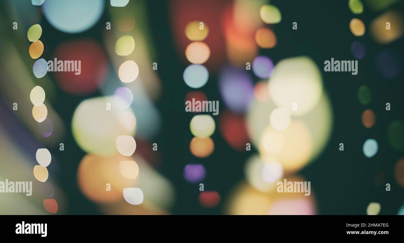 Helle Lichtpunkte abstrakte bokeh Textur Hintergrund verschwommen Stockfoto