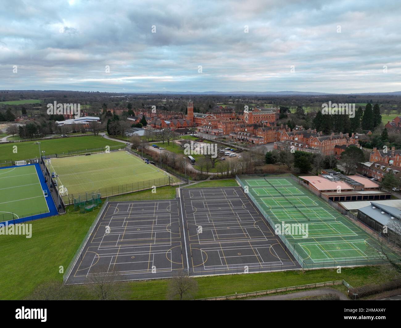 Die Christ Hospital School Horsham West Sussex, auch umgangssprachlich als CH bekannt, ist eine englische koedukative unabhängige Tages- und Internatsschule Stockfoto