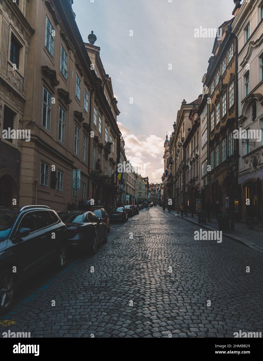 Straßen in Prag/Praha Stockfoto