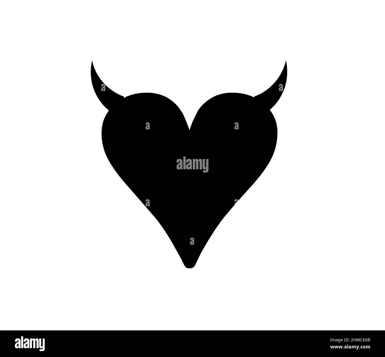 Silhouette Hearts – legendärer Designhintergrund Stockfoto