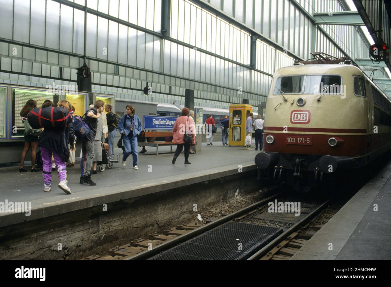 Deutschland Stuttgart Raiway Station Innenstadt Stockfoto