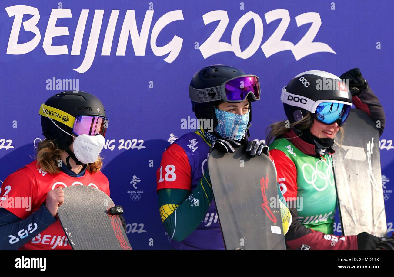 Die britische Charlotte Bankes (links) nach dem Finale des Women's