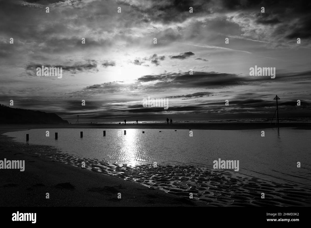 Exmouth Strand Stockfoto