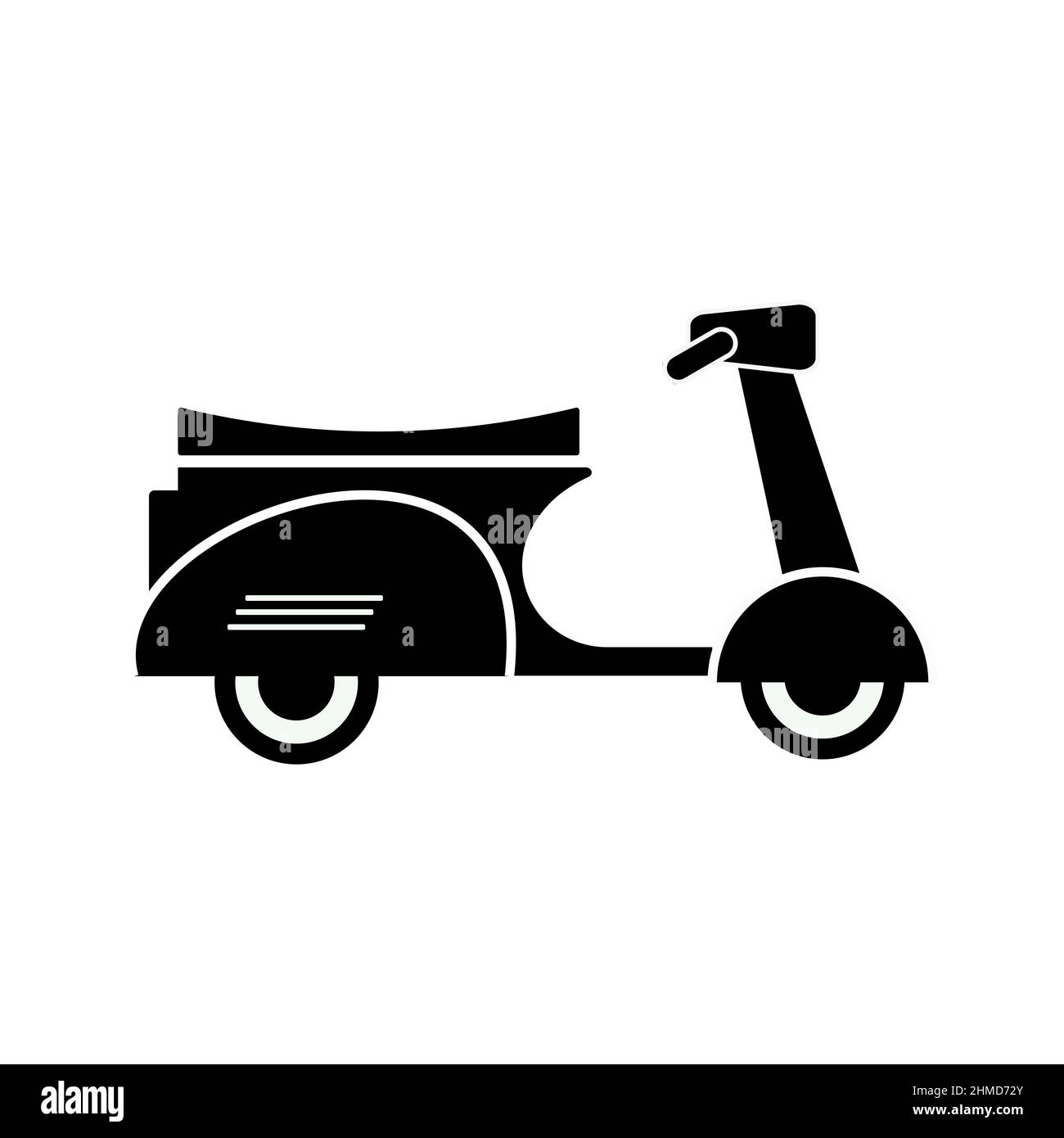 Abstraktes Vektor-Symbol auf der weißen, Illustration isoliert für Grafik-und Web-Design. Einfaches, flaches Symbol. Stock Vektor