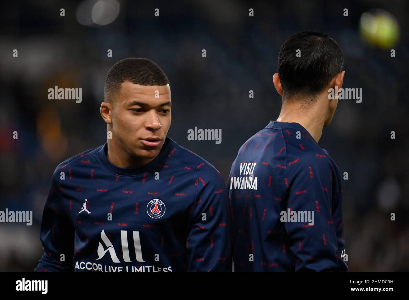PSG - Monaco Kylian Mbappe während des Spiels PSG gegen AS Monaco im Parc des Princes, 12. Dezember 2021. Stockfoto