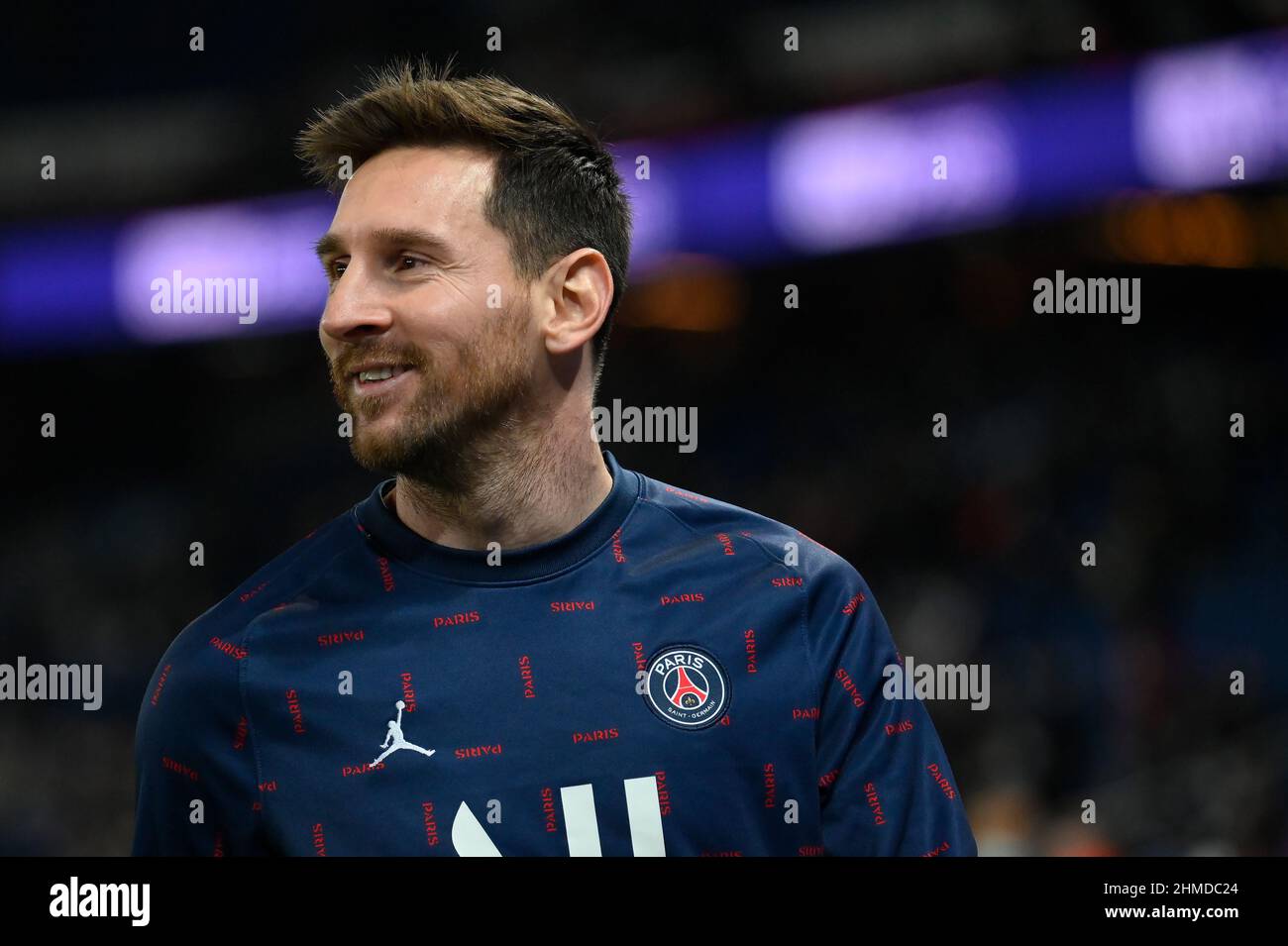 PSG - Monaco Lionel Messi während des Spiels PSG gegen AS Monaco im Parc des Princes, 12. Dezember 2021. Stockfoto