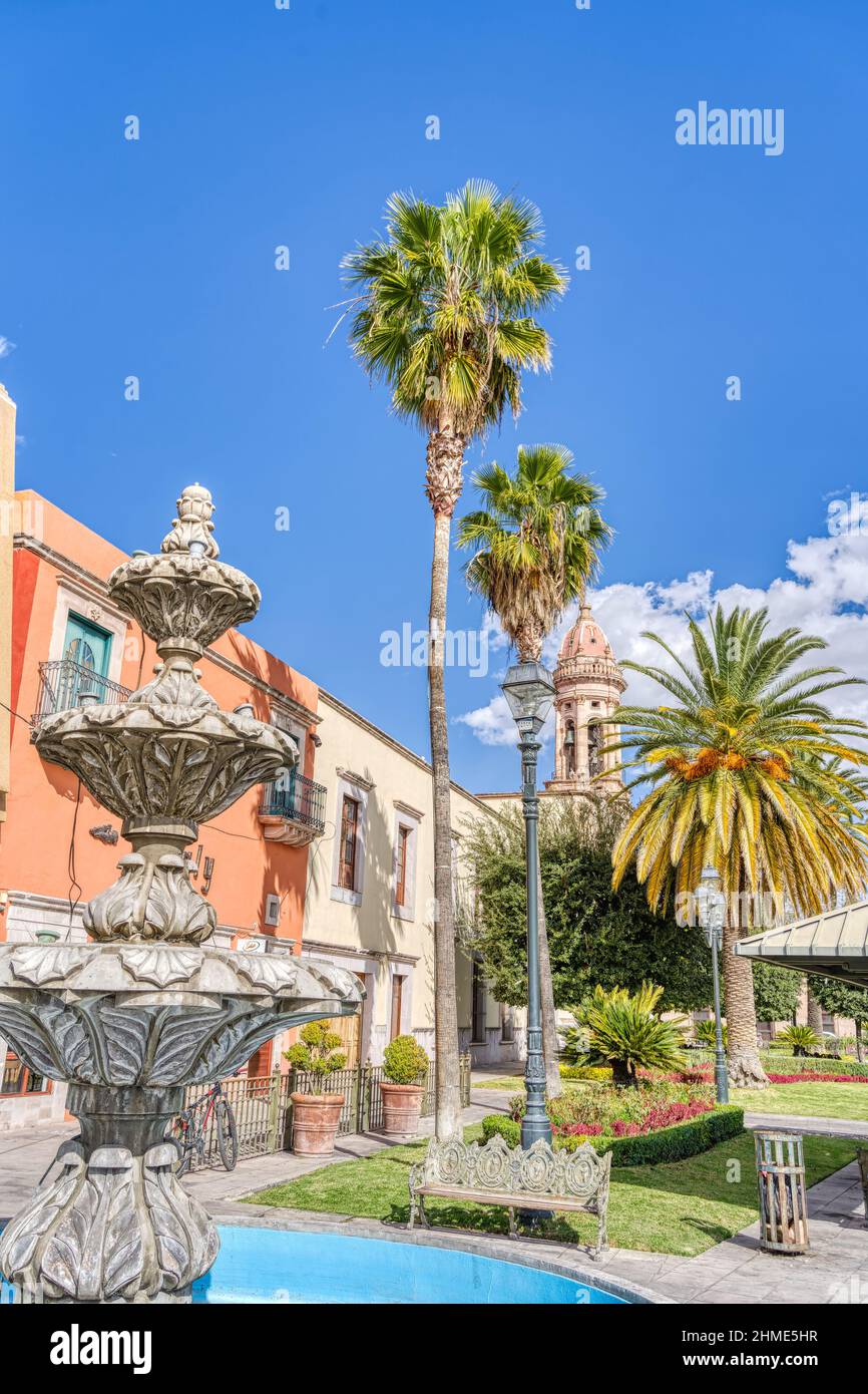 Durango Historical Center, Mexiko Stockfoto