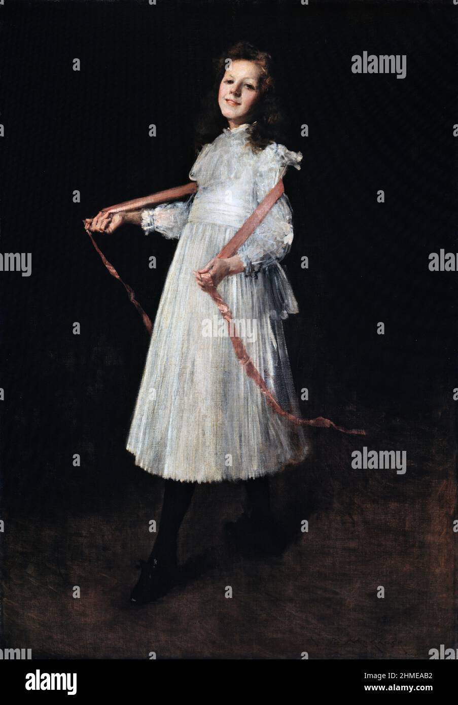 Alice von William Merritt Chase (1849-1916), Öl auf Leinwand, 1892 Stockfoto