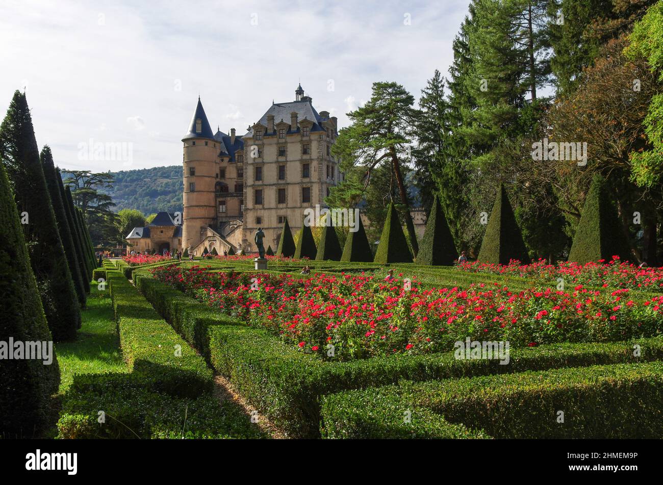 Vizille, Schloss Vizille, château Lesdiguières , Isere , Rhone Alpes, Auvergne, Frankreich, Europa Stockfoto