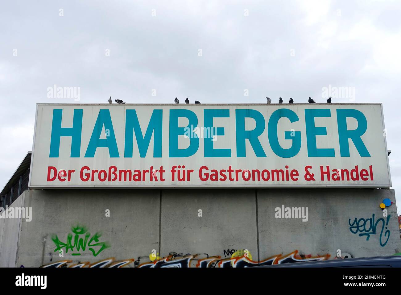 Hamberger in Berlin, Deutschland Stockfoto