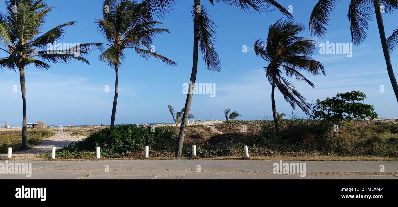 Beach,Orla do Atalaia, Aracaju, Sergipe, Brasilien Stockfoto