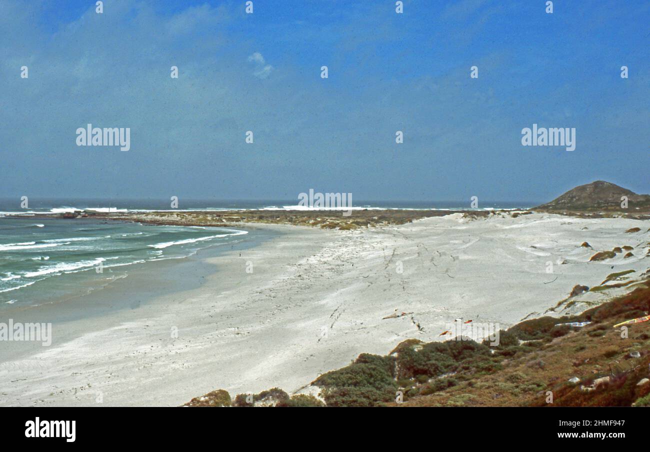 Südafrika. Witsand Beach, Paradies des Surfens (gescannt von Farblider) Stockfoto