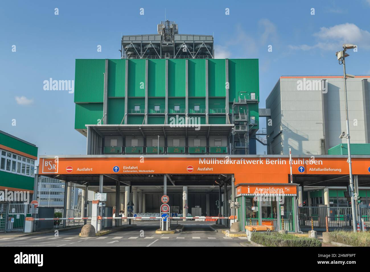 BSR Waste-to-Energy-Anlage, Freiheit, Ruhleben, Spandau, Berlin, Deutschland Stockfoto