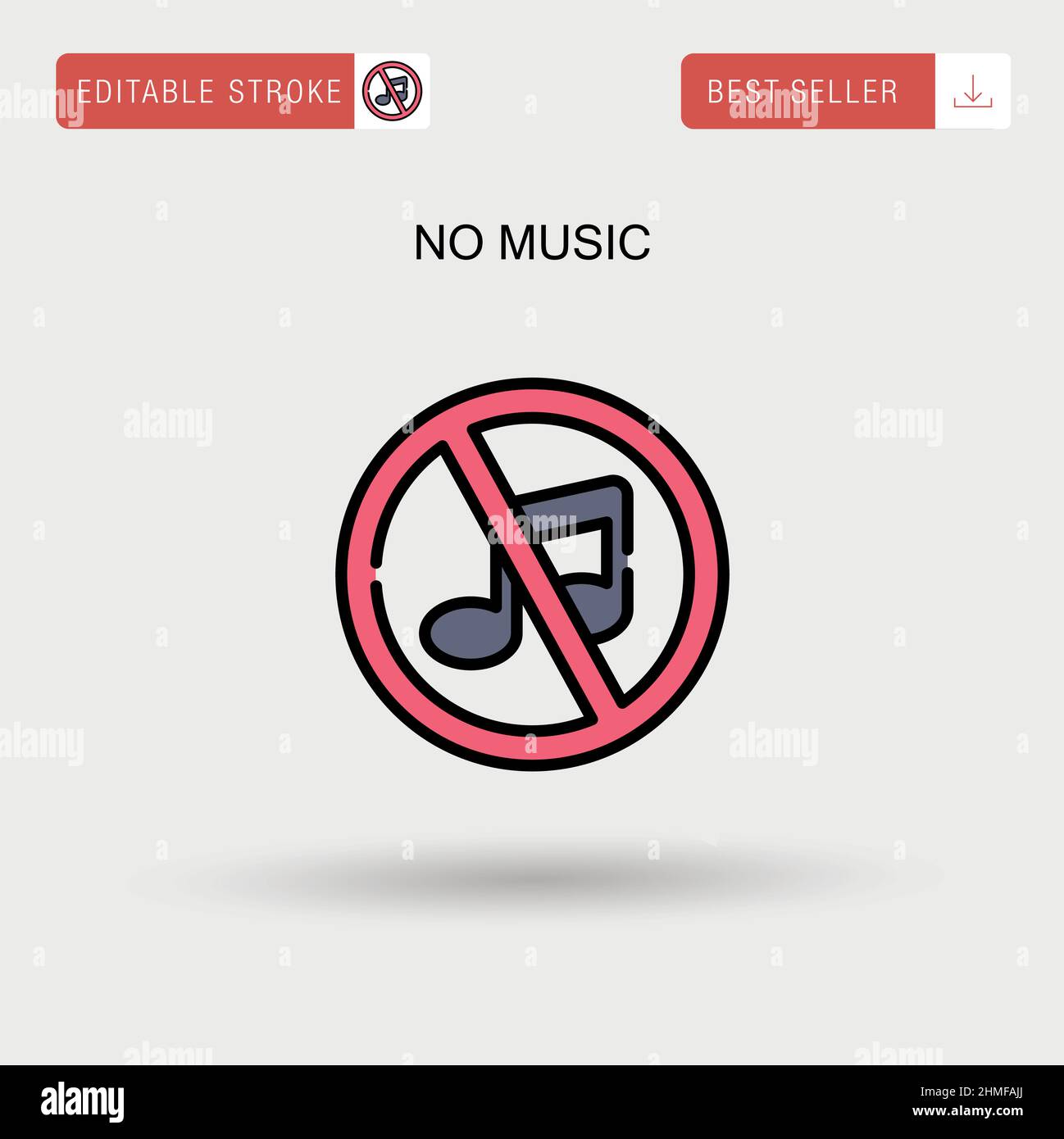Ein schild mit der aufschrift, dass musik verboten ist, mit einer hupe und  einer note.