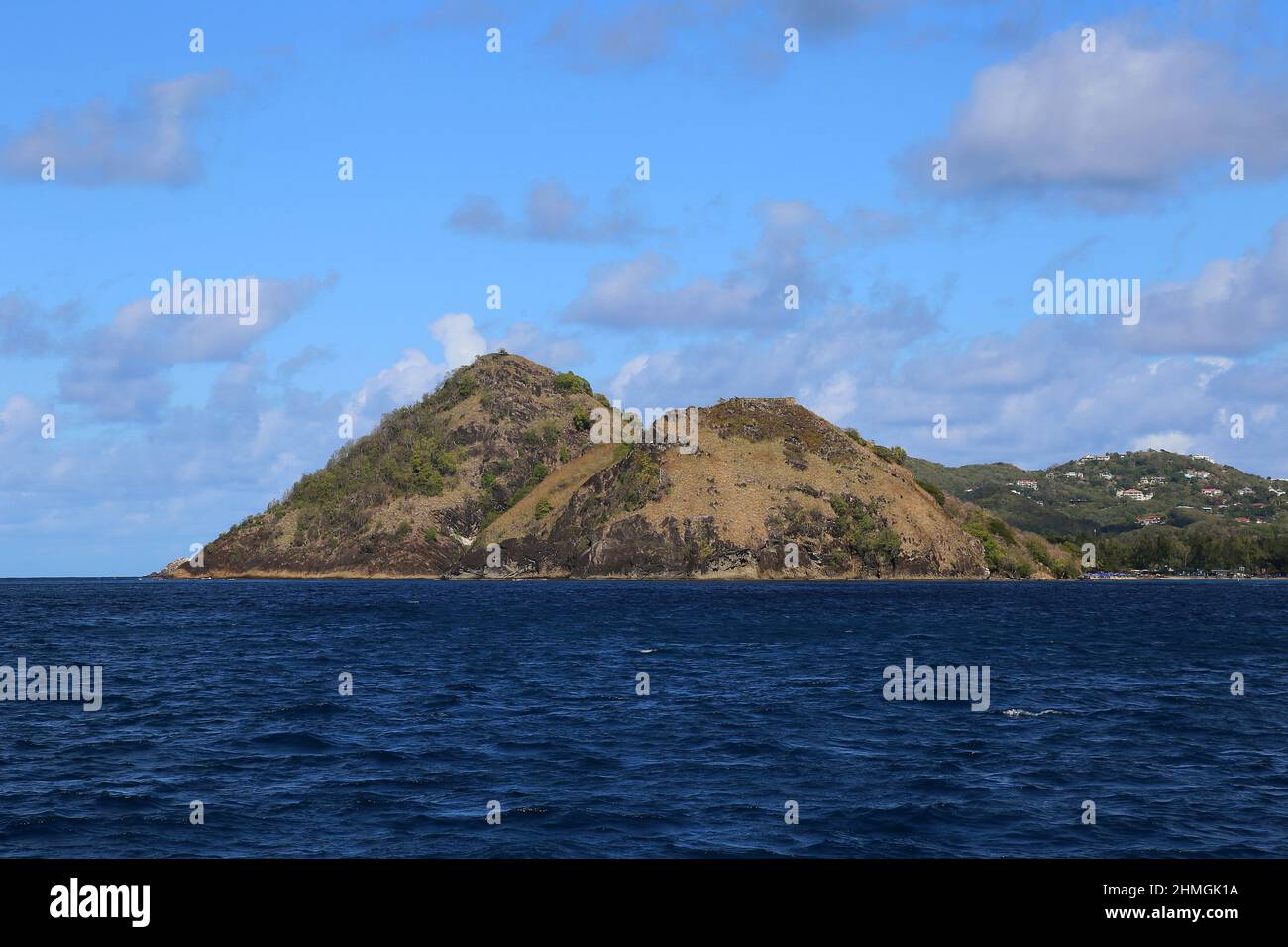 Pigeon Island National Landmark, Rodney Bay, Gros Islet, Saint Lucia, Windward Islands, Kleinere Antillen, Westindien, Karibisches Meer Stockfoto