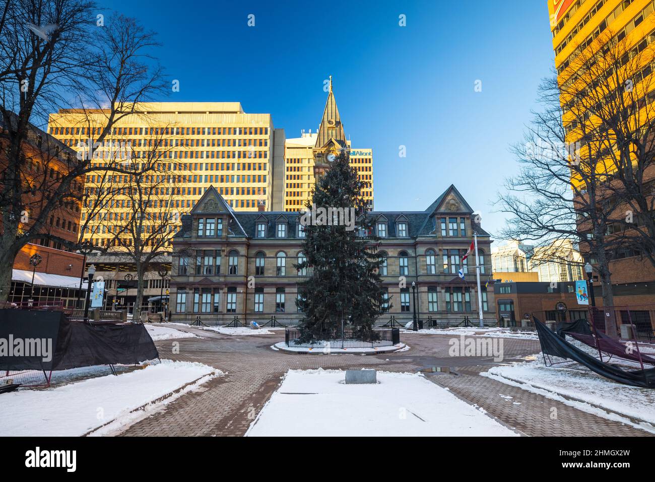 Das Rathaus ist die Heimat der Stadtverwaltung in Halifax, Nova Scotia. Halifax Regional Council. Halifax, Nova Scotia, Kanada Stockfoto