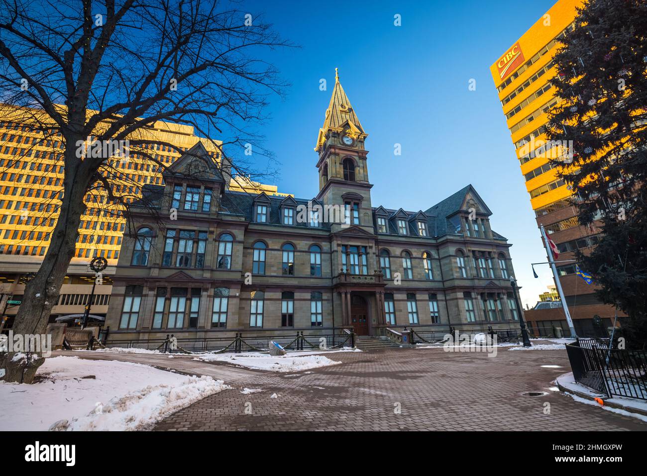 Das Rathaus ist die Heimat der Stadtverwaltung in Halifax, Nova Scotia. Halifax Regional Council. Halifax, Nova Scotia, Kanada Stockfoto