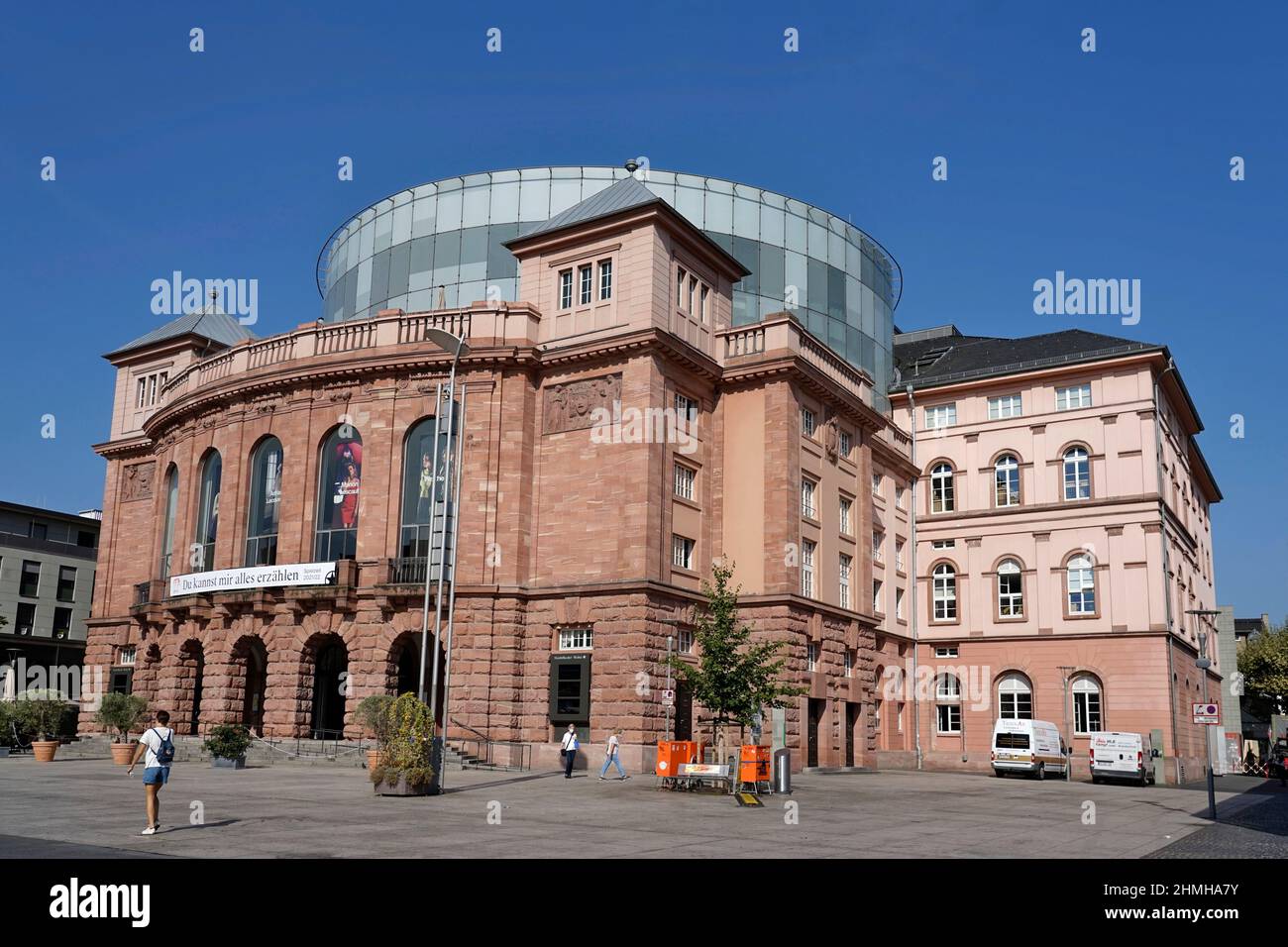 Deutschland, Rheinland-Pfalz, Mainz, Gutenbergplatz, Staatstheater Großes Haus Stockfoto