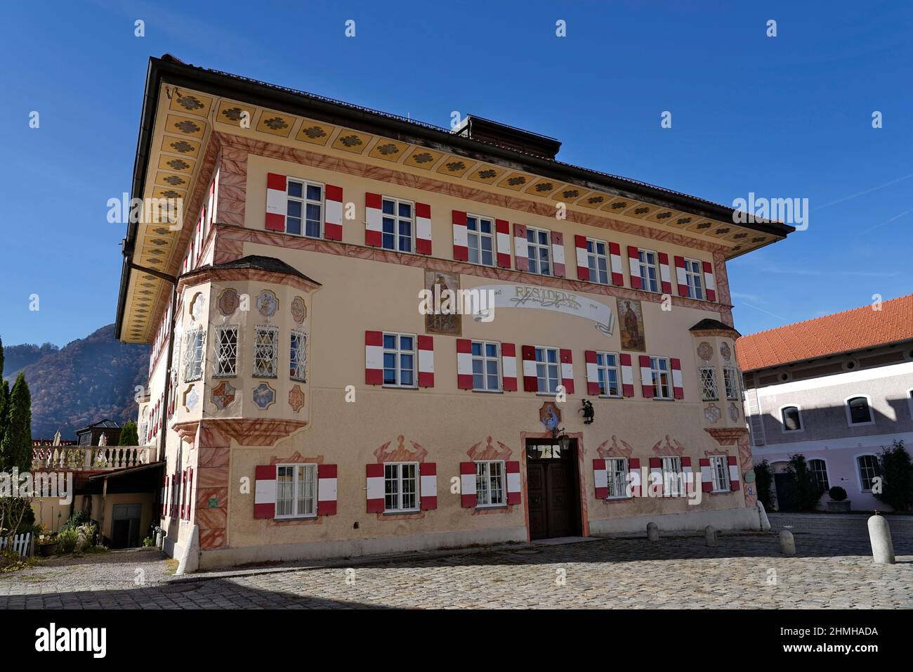 Deutschland, Bayern, Oberbayern, Chiemgau, Aschau, Residence Heinz Winkler, 5 Sterne, Gourmet-Restaurant, Hotel Stockfoto