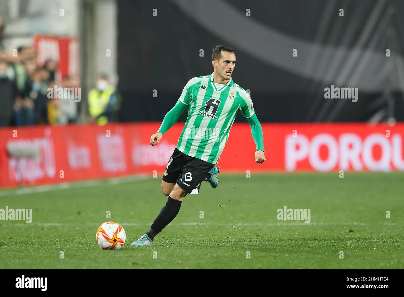 Juanmi (Betis), 9. FEBRUAR 2022 - Fußball / Fußball : Spanisches Halbfinalspiel zwischen Rayo Vallecano 1-2 Real Betis Balompie im Estadio de Vallecas in Madrid, Spanien. (Foto von Mutsu Kawamori/AFLO) Stockfoto Juanmi (Betis), 9. FEBRUAR 2022 - Fußball / Fußball : Spanisches Halbfinalspiel zwischen Rayo Vallecano 1-2 Real Betis Balompie im Estadio de Vallecas in Madrid, Spanien. (Foto von Mutsu Kawamori/AFLO) Stockfoto