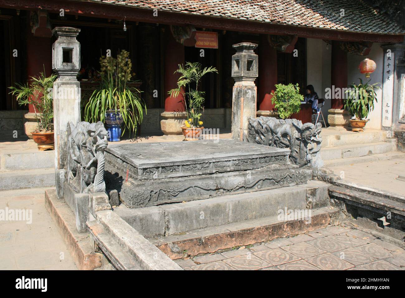 Tempel (Dinh Tien Houng) in ninh binh (vietnam) Stockfoto