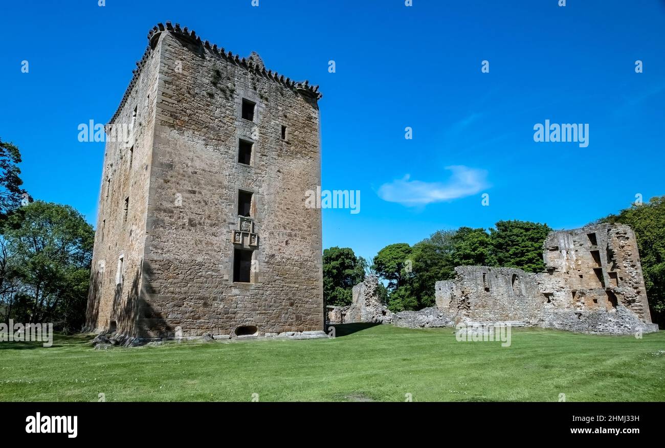 Spynie Palace, In Der Nähe Von Elgin Stockfoto