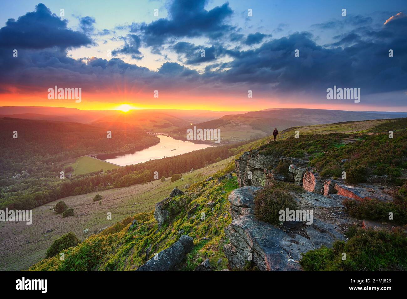 On the Edge, Peak District Stockfoto