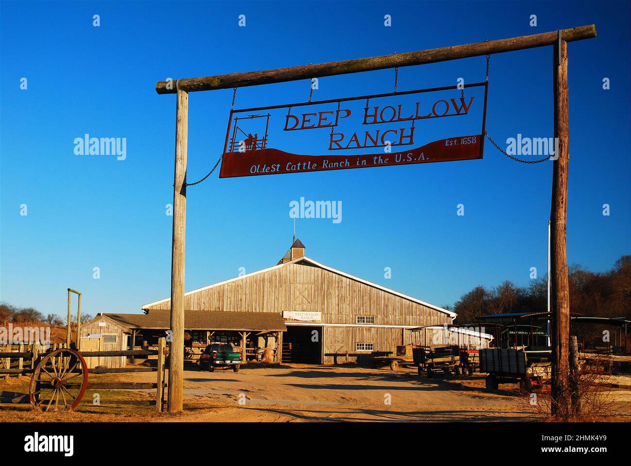 Deep Hollow Ranch, Montauk, NY Stockfoto