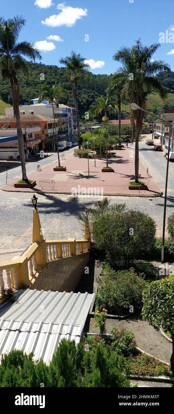 Nair B Barbosa Square, Cipotanea, Minas Gerais, Brasilien Stockfoto