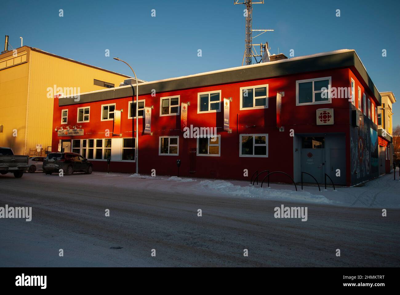 CBC North, Whitehorse, Yukon, Kanada Stockfoto