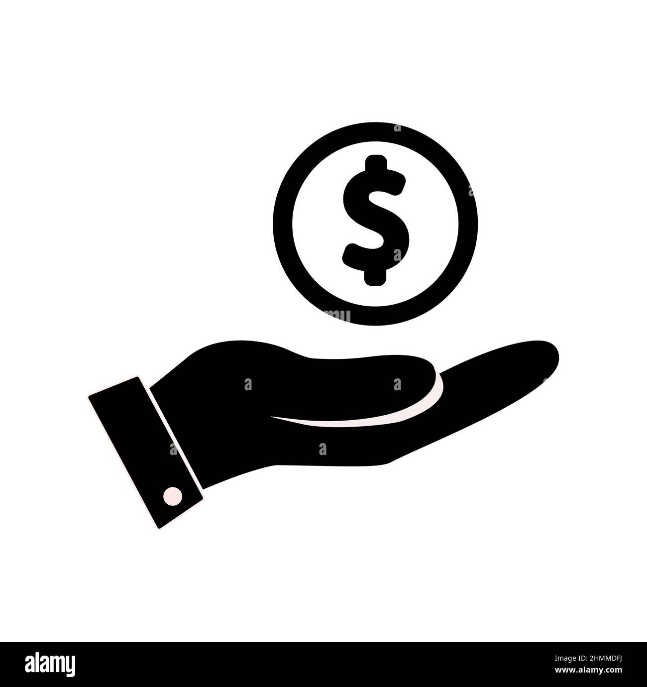 Abstraktes Vektor-Symbol auf der weißen, Illustration isoliert für Grafik-und Web-Design. Einfaches, flaches Symbol. Stock Vektor