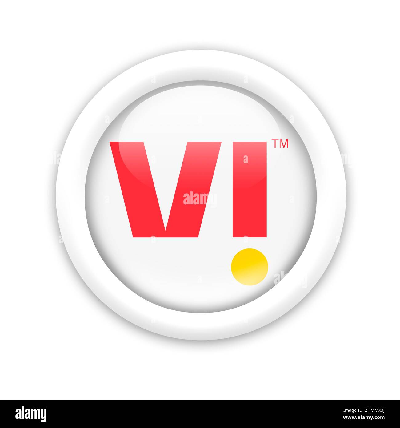VI – Vodafone Idea Limited-Logo Stockfoto
