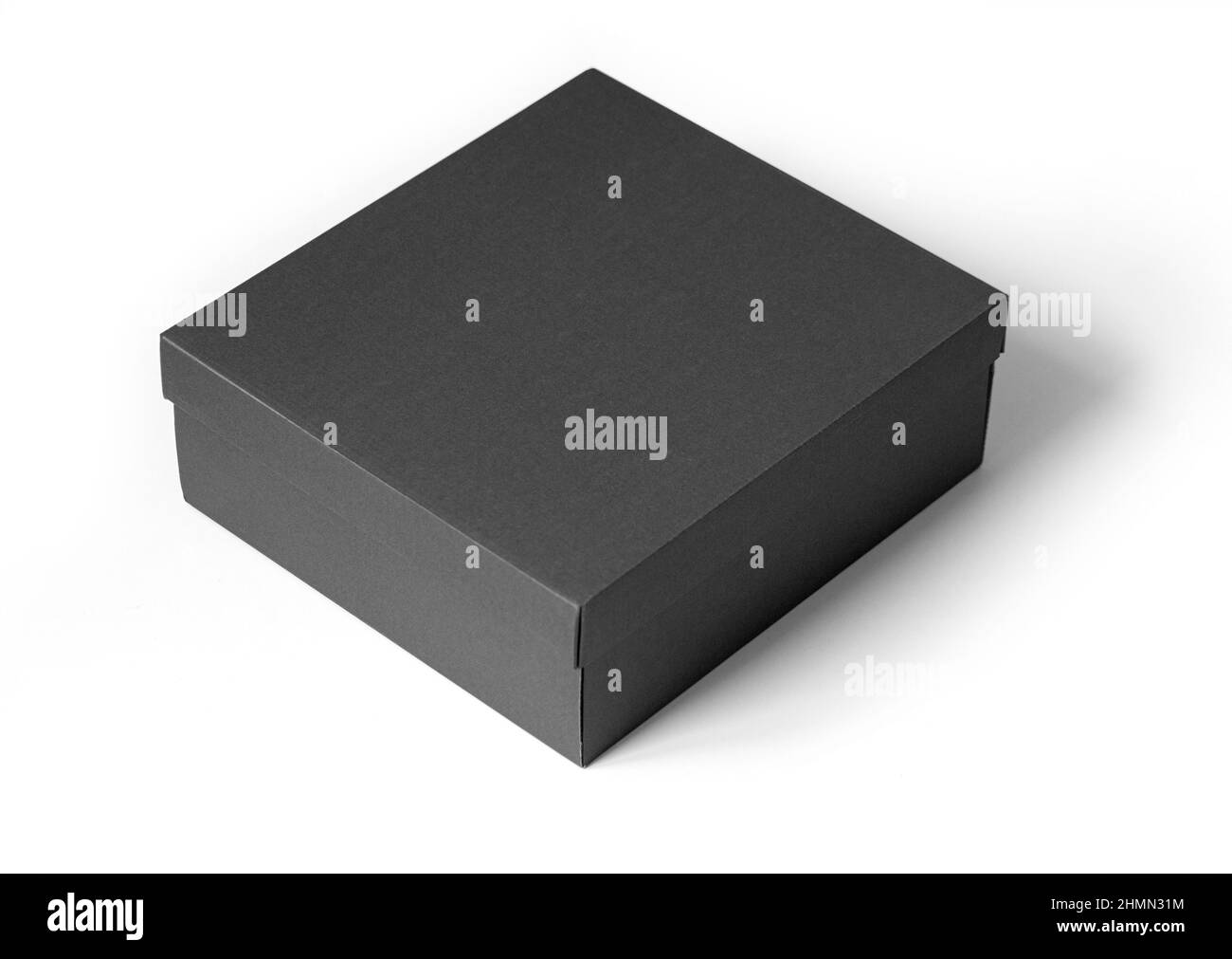 Die Schuhbox isoliert auf weißem Hintergrund Stockfoto