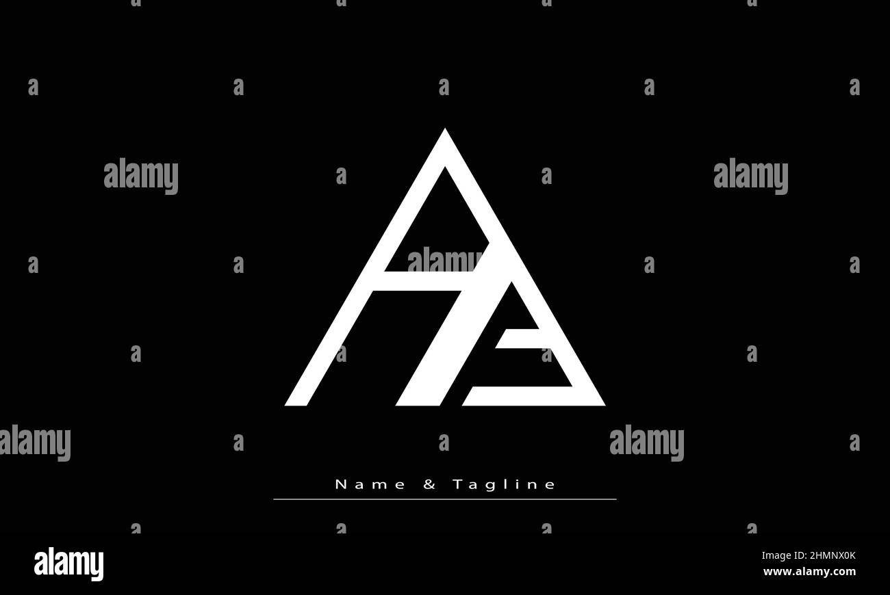 Alphabet Buchstaben Initialen Monogramm Logo ab, BA Stock Vektor