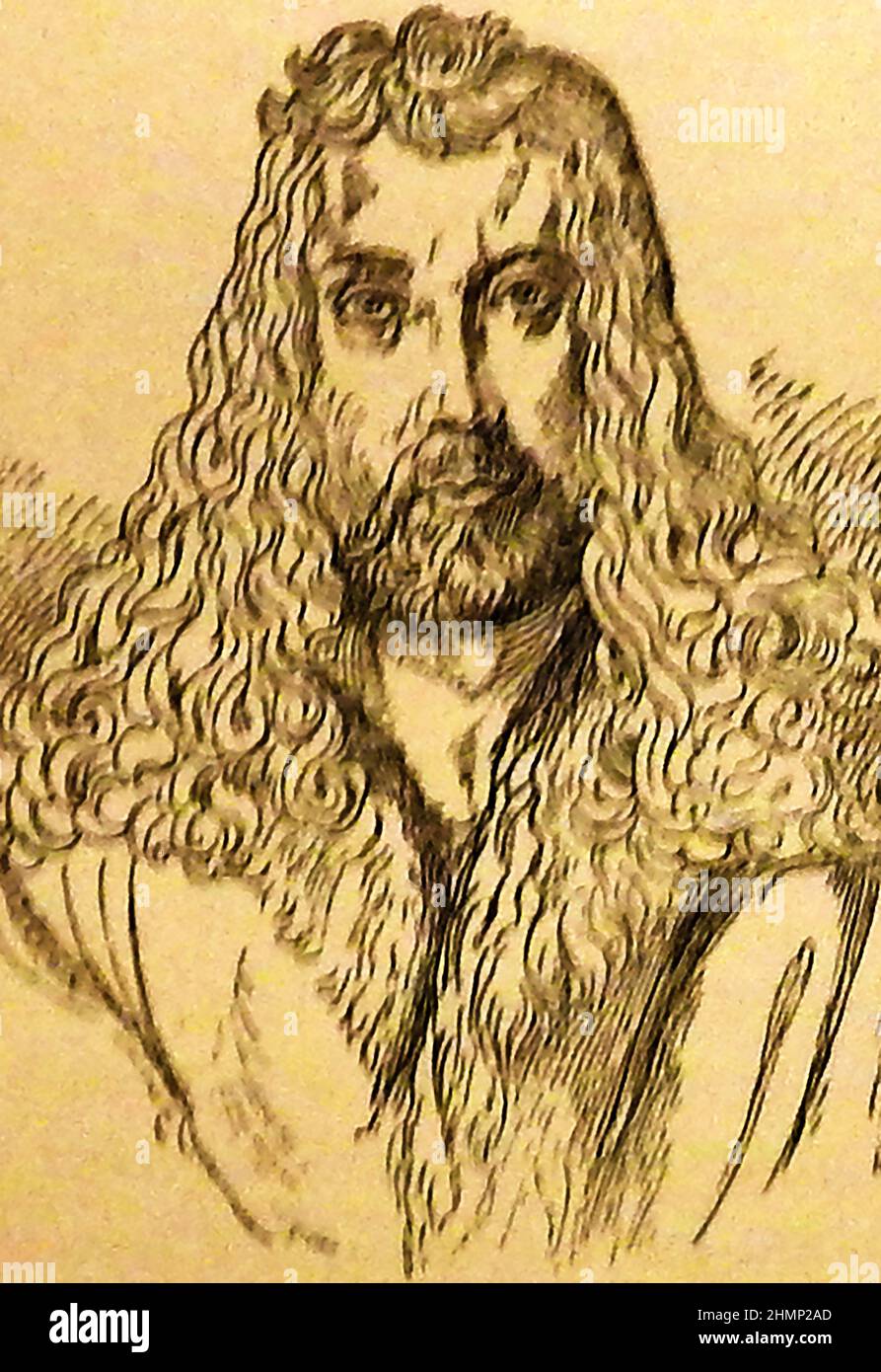 Ein frühes Skizzenportrait von Albert Dürer aka Albrecht Dürer (1471