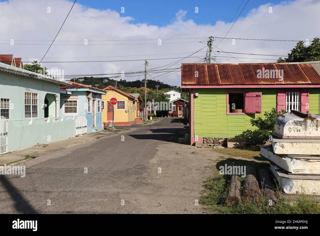 Gros Islet, Saint Lucia, Windward Islands, Lesser Antillen, Westindien, Karibisches Meer Stockfoto