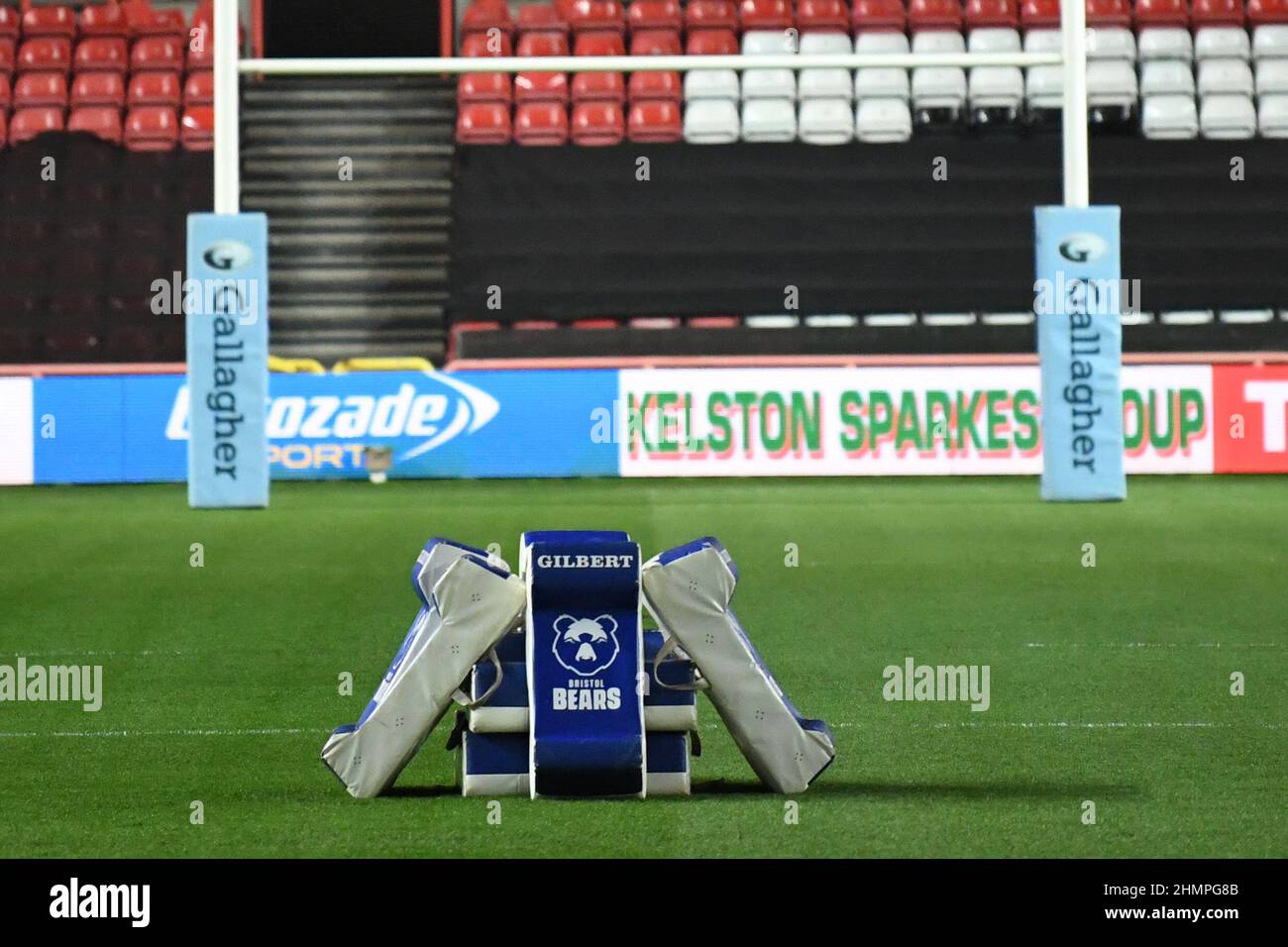 Bristol, Großbritannien. 11th. Februar 2022. 11th. Februar 2022 ; Ashton Gate Stadium, Bristol, South Gloucestershire, England; Gallagher Premier League Rugby, Bristol Bears versus London Irisch: Allgemeine Ansicht des Ashton Gate Stadions Kredit: Action Plus Sports Images/Alamy Live News Stockfoto